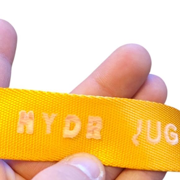 HydroJug Pink and Orange Original Waterbottle Sleeve - Picture 4 of 5